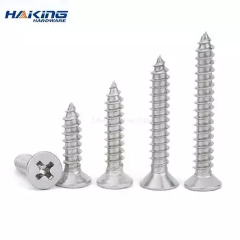 Винты Phillips из нержавеющей стали для дерева M1.4-M6