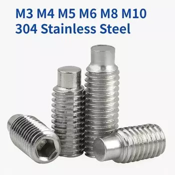 Винты с шестигранной головкой M3 M4 M5 M6 M8 M10 из нержавеющей стали 304