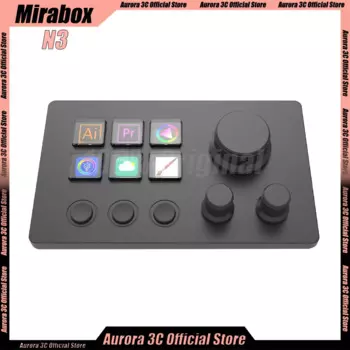 Визуальная клавиатура Mirabox N3 StreamDeck, глобальная версия, 6 клавиш, контроллер для создания живого содержания, ЖК-кнопка Stream Deck, индивидуальная кнопка
