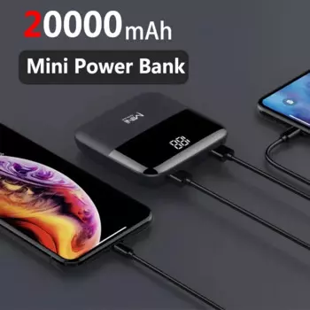 Внешний аккумулятор большой емкости, 10000 мАч, 5 В, 2 А