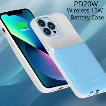 Внешний аккумулятор для iPhone 13 Pro Max, 8000 мАч, 15 Вт, 20 Вт