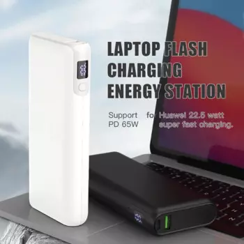 Внешний аккумулятор PD65W на 19200 мА · ч с портом USB Type-C и поддержкой быстрой зарядки