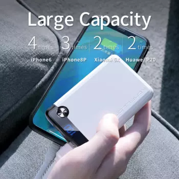 Внешний аккумулятор Powerbank PD18W, 10000 мАч, быстрая зарядка, интеллектуальный цифровой экран, портативный, малый размер