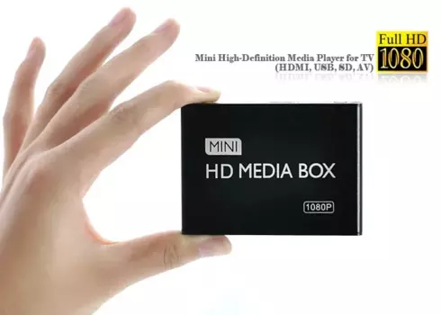 Внешний медиаплеер с поддержкой SD-медиаплеера Full HD 1080P, поддержка MKV H.264 RMVB WMV HDD Player K16