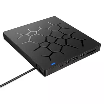 Внешний привод CD/DVD USB 3.0 Type-C с SD/TF и USB3.0 оптические приводы для ПК и ноутбука
