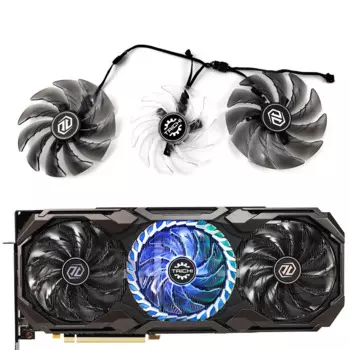 Внешний вентилятор для видеокарты, 95 мм, для ASRock AMD Radeon RX 6800 XT Taichi X