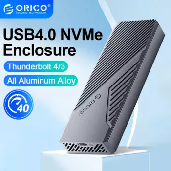 Внешняя вспышка ORICO USB4, 40 Гбит/с, M.2 NVMe SSD, в алюминиевом корпусе, совместима с Thunderbolt 4 Type-C M2 SSD, с охлаждающим вентилятором
