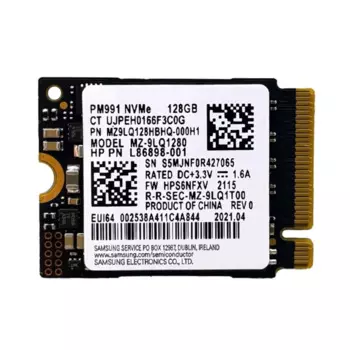 Внутренний твердотельный накопитель SSD PM991 емкостью 128 ГБ 2230 NVME Жесткий диск PCIE3.0