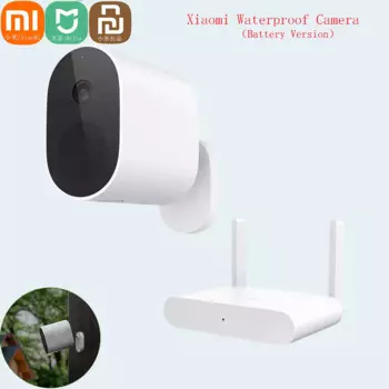 Водонепроницаемая IP-камера Xiaomi Mijia APP IP65 с аккумулятором на 5700 мА · ч, беспроводная инфракрасная камера ночного видения HD 1080P