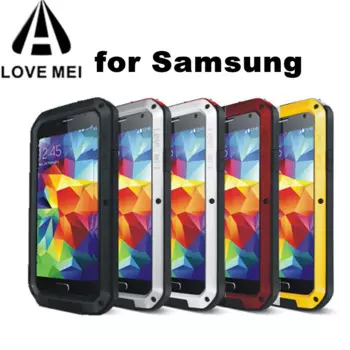 Водонепроницаемый металлический чехол LOVE MEI для SAMSUNG Galaxy S10 S21 A72 S20 Plus S20FE Note 20 10Lite A21 A42 A41 A70 A50 A51 A71