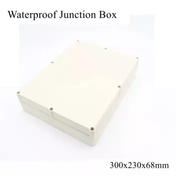 Водонепроницаемый пластиковый корпус 300x230x68 мм, наружный кабель, соединение, Электрический проект, чехол ABS IP65 300*230*68 мм