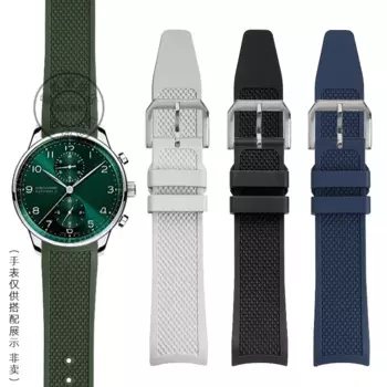 Водонепроницаемый спортивный ремешок для часов IWC Португалия время IW371607 IW371620 Arc флюорорубельный ремешок для часов 20 мм мужской браслет резиновый ремешок для часов VITON