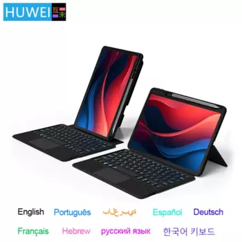Волшебный чехол с клавиатурой для Lenovo Xiaoxin Pad 2024 планшет Tab M11 11 11 дюймов TB330FU планшет смарт-Обложка Испанский Португальский