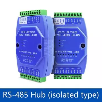 8-портовый концентратор с фотоэлектрической изоляцией RS485