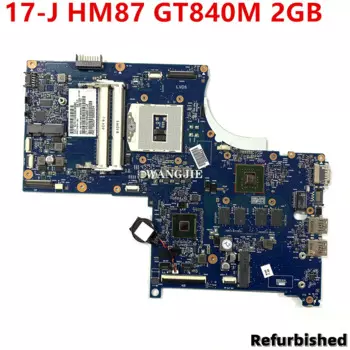 Восстановленная материнская плата 773370-501 для ноутбука HP Envy 17-J 17-J035ea 17-j01 773370-001 773370-601 HM87 GT840M 2 Гб GPU DDR3