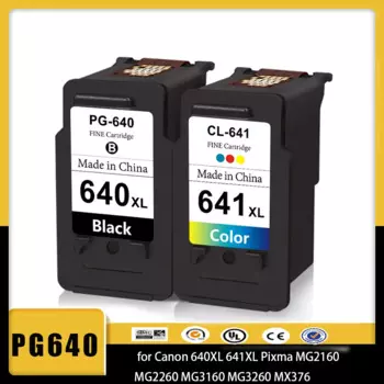 Восстановленный картридж vilaxh PG640 CL641 PG 640 CL 641 XL для Canon 640XL 641XL Pixma MG2160 MG2260 MG3160 MG3260 MX376