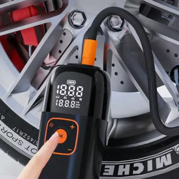 Воздушный компрессор для шин, 150psi, воздушный насос с цифровым манометром