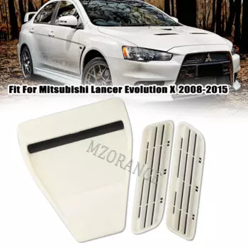 Для Mitsubishi Lancer Evolution EVO X 10 2008-2015 прямой капот совок капот вставка вентиляционное отверстие впускные каналы крышка автомобильные аксессуары