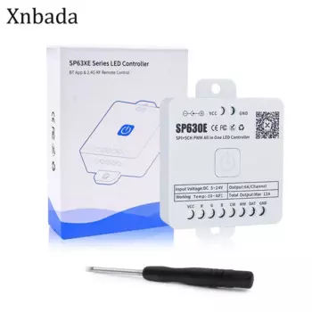 Все в одном, светодиодный контроллер SP630E 5CH PWM SPI Pixels для светодиодной ленты WS2812B WS2811 SK6812 FCOB 5050 RGB RGBW CCT Music BT 5в-24в