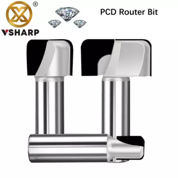 Vsharp Алмазная фреза PCD двойная дуга