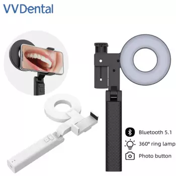 Вспышка для стоматологической фотосъемки VVDental с держателем для фотосъемки, двойная вспышка для стоматологической фотосъемки с диагональю 18 дюймов