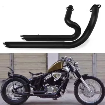 Выхлопная труба мотоцикла с глушителем, съемный глушитель для Honda Steed Shadow 400 600 VLX 400 VLX 600 VT400 C VT600C VT600