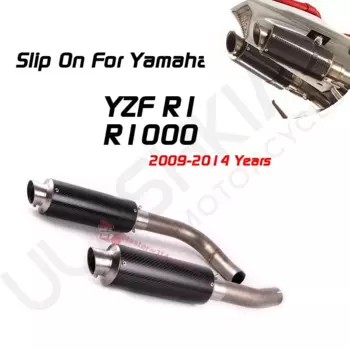 Выхлопной глушитель R1000, выхлопной глушитель для мотоцикла Yamaha YZF-R1 R1 R1000 2009-2014