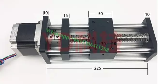 Высокая точность CNC GGP 1204 шариковые винты раздвижной стол эффективный ход 100 мм направляющая XYZ оси линейного движения 1 шт. nema 17 двигатель