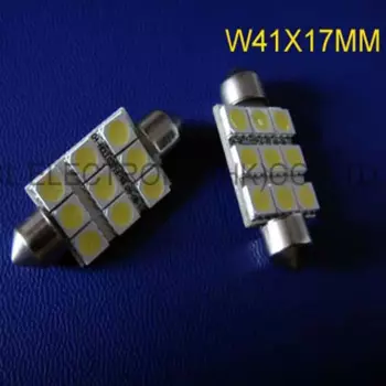 Высокое качество 41 мм гирлянда AC/DC12V Светодиодные Автомобильные купольные лампы для чтения Авто интерьерные лампы супер яркие лампы Бесплатная доставка 50 шт./лот