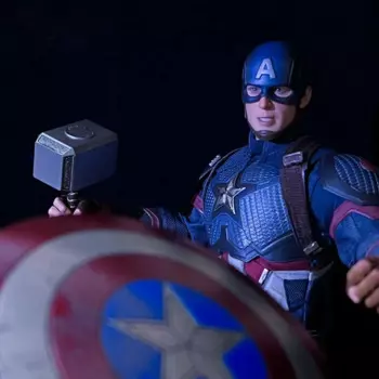 Высокое качество HOTTOYS фигурка модель подарок HT MM536, Мстители 4, модели Капитана Америки, игрушки, украшения, подарки на день рождения