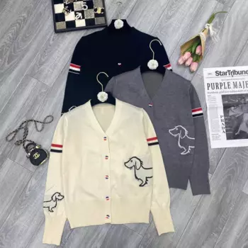 Высокое качество женский осенний новый полый короткий вязаный кардиган с золотой пряжкой свитер