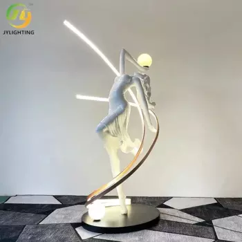 Высококачественная декоративная Напольная Лампа JYLIGHTING для интерьера жилого помещения, гостиной, дизайна человеческого тела, гостиницы, креативная современная напольная лампа
