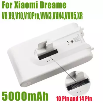 Высококачественная литиевая батарея для Dreame V8 V10 V9P XR VVN3 VVN4, ручной беспроводной пылесос, запасные части, батарея