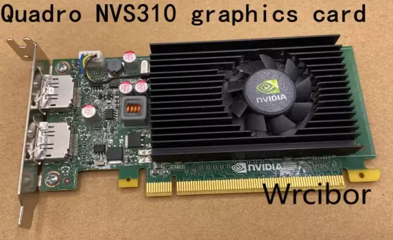 Высококачественная видеокарта NVIDIA NVS310 512M DDR3 с двухэкранным интерфейсом DP HD