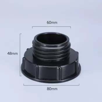 Высококачественные фитинги для резервуара IBC от 80 мм до S60 * 6, адаптер для крана, фоторазъем