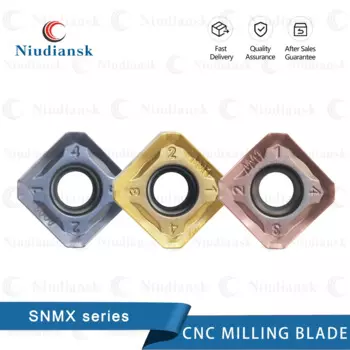 Высококачественные фрезерные пластины SNMX1206ANN-MM Токарный станок с ЧПУ Фрезерные лезвия Мощный токарный инструмент Износостойкий высокий твердый