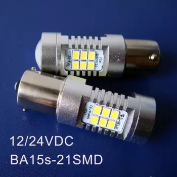 Высококачественные светодиодные лампы BA15s,1156,P21W,PY21W для грузовиков, грузовых автомобилей, светодиодные лампы 24 В, BAU15s 1141 24 В, бесплатная доставка, 10 шт./лот