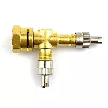 3-ходовой клапан TPMS, медные аксессуары для шин, тройник, адаптер, соединитель датчика давления в шинах
