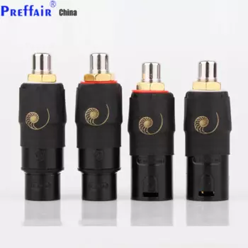 Высококачественный адаптер для гнезда Cardas XLR-RCA, запатентованный красный аудиоразъем HIFI, Переходник XLR-RCA «мама»