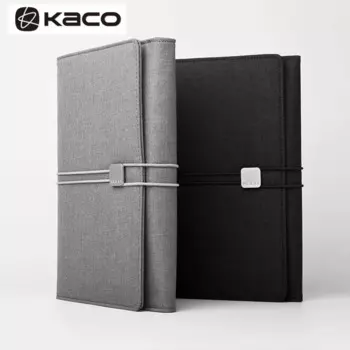 Высококачественный блокнот Kaco ALio для бизнеса, офиса, многофункциональный, A5, для совещаний, с гелевой ручкой Kaco, водонепроницаемый и необрастающий