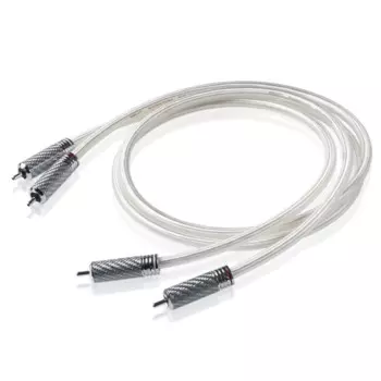 Высококачественный сигнальный кабель QED, кабель RCA с посеребренным медным проводом, разъем из углеродного волокна