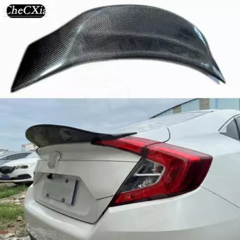Высококачественный задний спойлер из углеродного волокна для Honda 10th Generation Civic 2016-2021