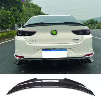 Высококачественный задний спойлер из углеродного волокна для Mazda 3 Axela 2020 2021 2022 2023 R M4 Style
