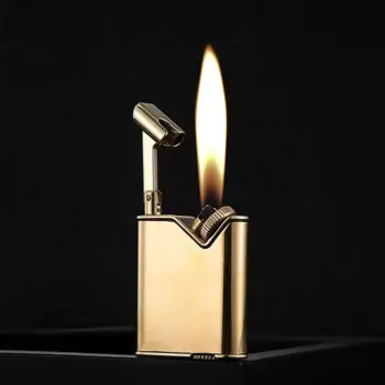Высокопрочная керосиновая Зажигалка из чистой меди, подъемный рычаг, скошенное вращение, шлифовальный круг, воспламенение, высококачественные аксессуары для сигарет