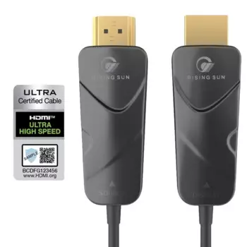 Высокоскоростной оптоволоконный кабель HDMI к HDMI 2,1 4K 8K ТВ-кабель Ultra HD с позолоченным 20-метровым кабелем AOC HDMI
