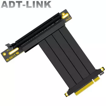 Высокоскоростной RTX 3060 увеличитель видеокарты PCI-E 3,0x16 до x8 Удлинительный кабель для майнинга вертикальный 90-градусный графический процессор для майнинга BTC ETH