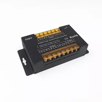 Высокоскоростной Усилитель мощности RGBW 10 шт., DC5V-24V 4 * 8A, для контроллера световых лент светодиодный RGBW