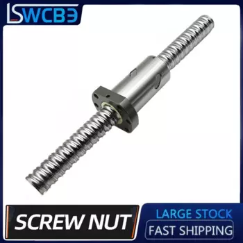 Высокоточный шариковый винт - 4 комплекта гаек SFU1605 SFU2005 SFU2505 SFU2510 SFU3210 Необработанный высокоскоростной бесшумный шариковый винт любого длины