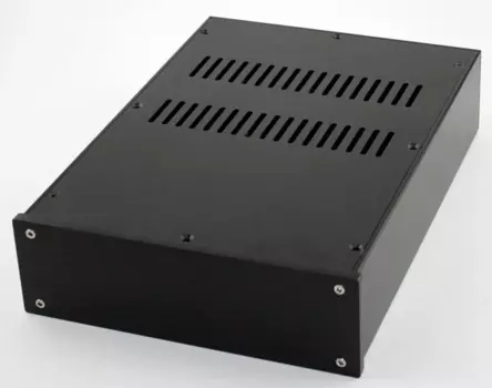 W215 H70 D308 DIY корпус рассеивания тепла анодированный алюминий блок питания усилитель мощности корпус предусилителя корпус усилителя ЦАП коробка