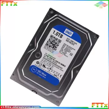 W. D. 1TB Blue / Western Data Wd10ezex 1t Desktop 3,5 'дюймовый жесткий диск Western. Цифровой жесткий диск на 1 ТБ, синий диск, 64M